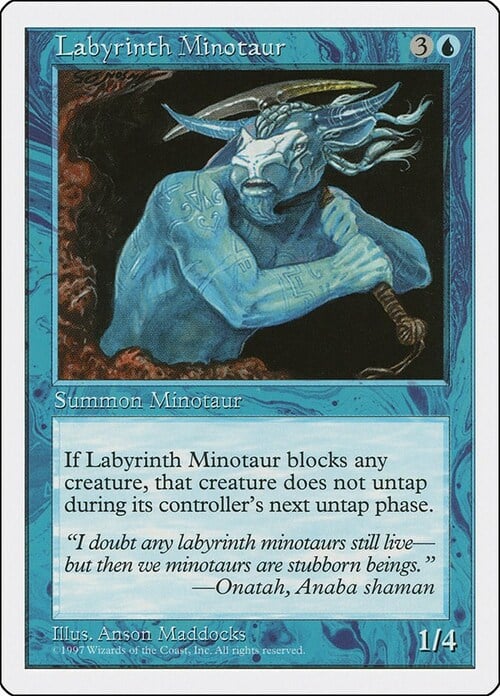 Labyrinth Minotaur Card Front