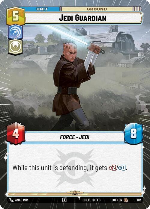 Jedi Guardian Card Front