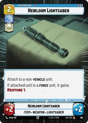 Heirloom Lightsaber