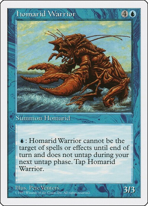 Homarid Warrior Card Front