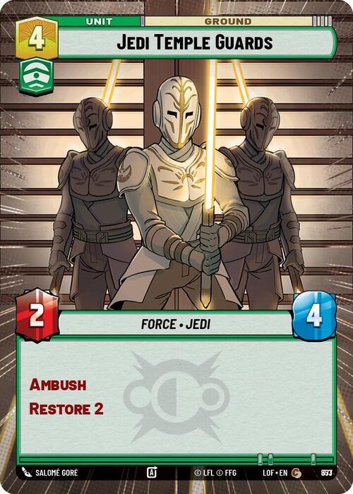 Jedi Temple Guards Card Front