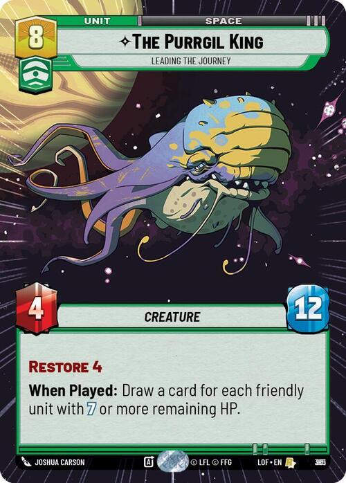 The Purrgil King - Leading The Journey Card Front