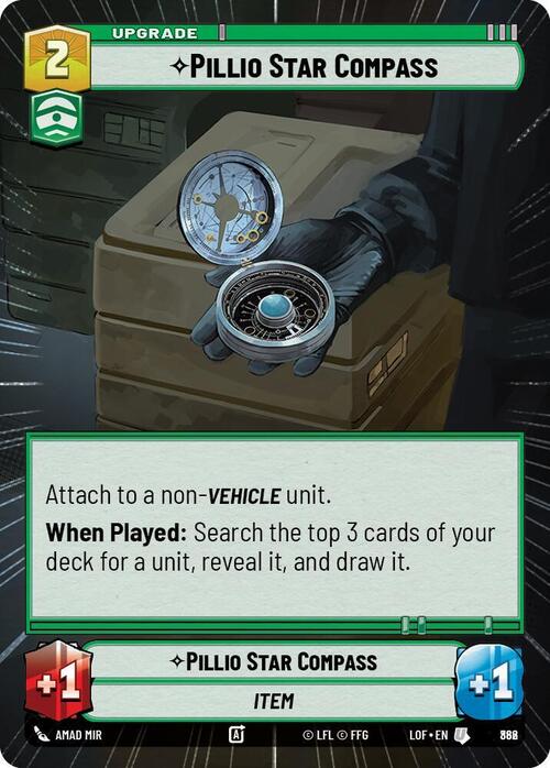 Pillio Star Compass Card Front