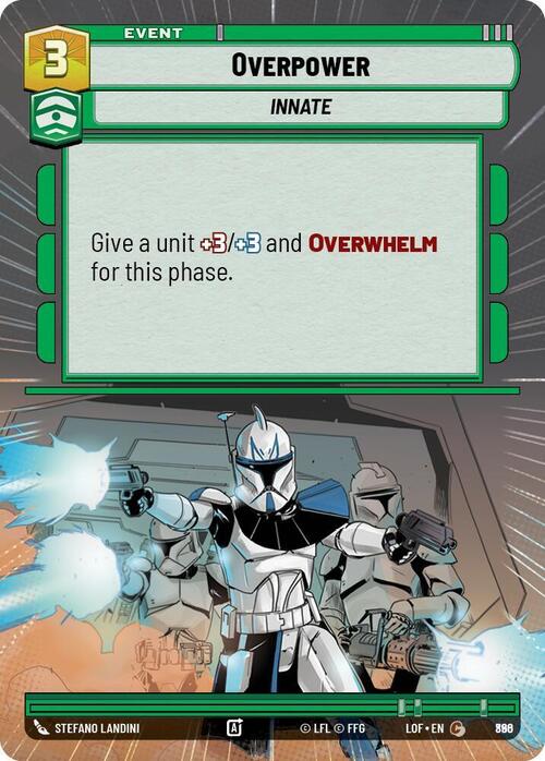 Overpower Card Front