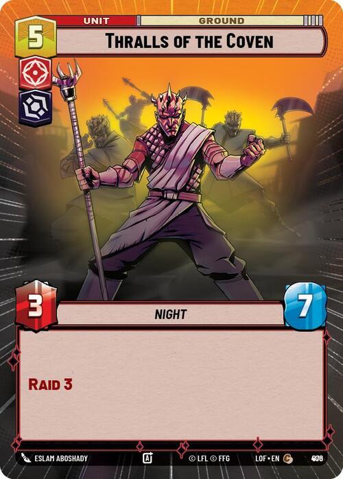 Thralls of the Coven Card Front