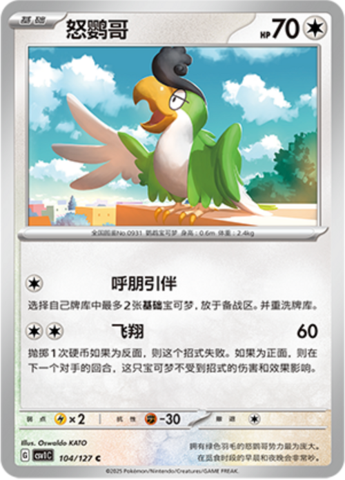 Squawkabilly Card Front