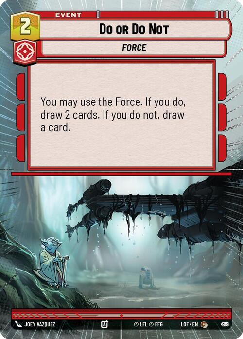Do or Do Not Card Front