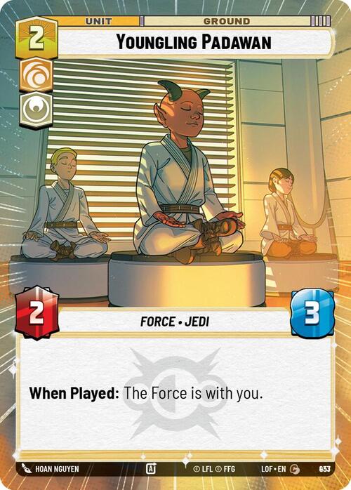 Youngling Padawan Card Front