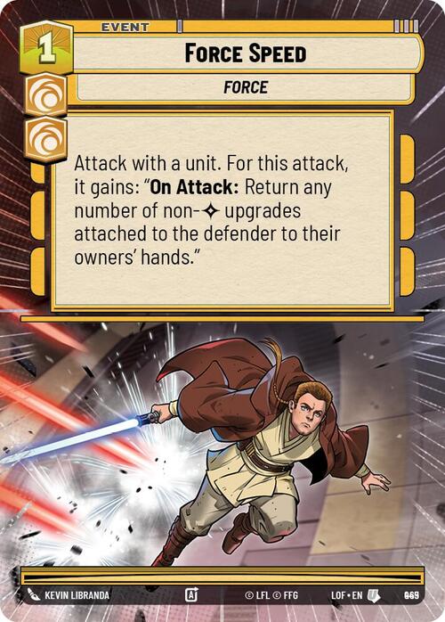 Force Speed Card Front