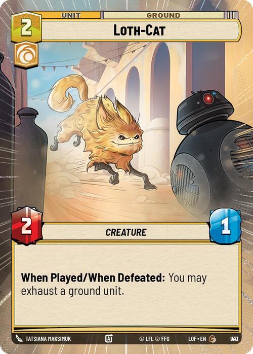 Loth-Cat Card Front