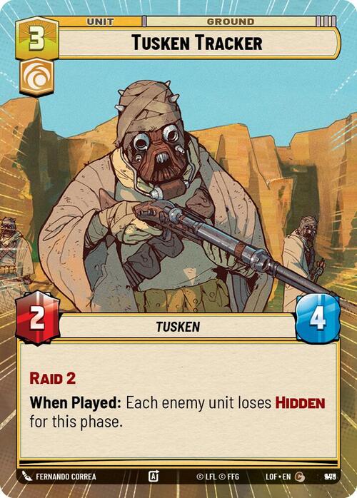Tusken Tracker Card Front