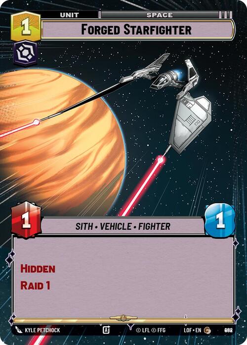 Forged Starfighter Card Front