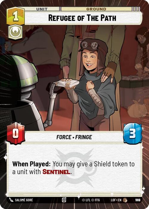 Refugee of The Path Card Front