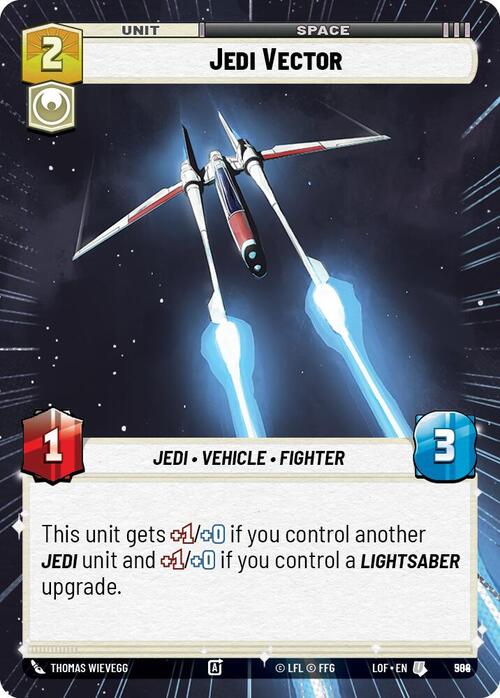 Jedi Vector Card Front