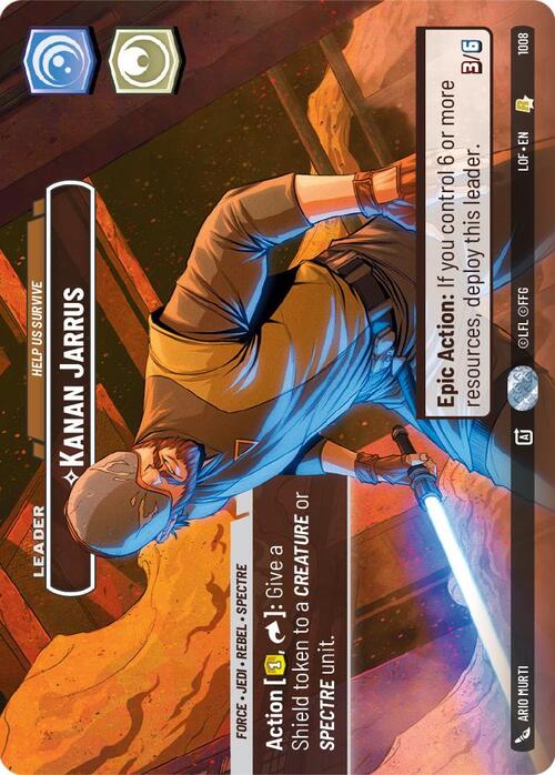 Kanan Jarrus - Help Us Survive Card Front