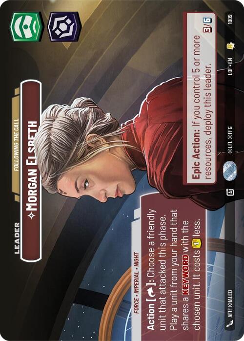 Morgan Elsbeth - Following the Call Card Front