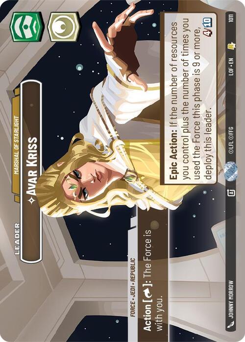 Avar Kriss - Marshal of Starlight Card Front