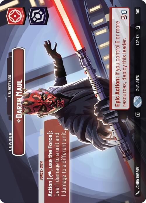 Darth Maul - Sith Revealed Card Front