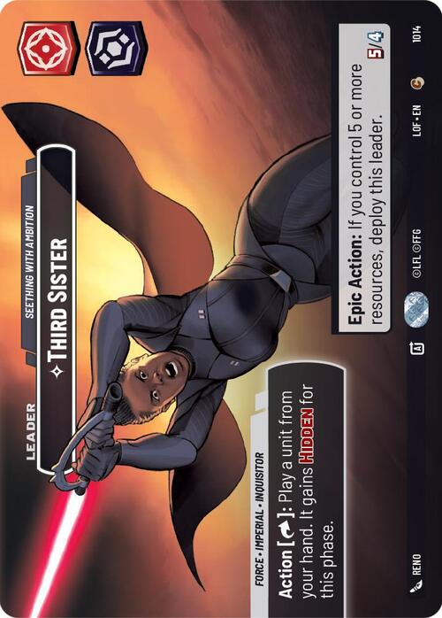 Third Sister - Seething With Ambition Card Front