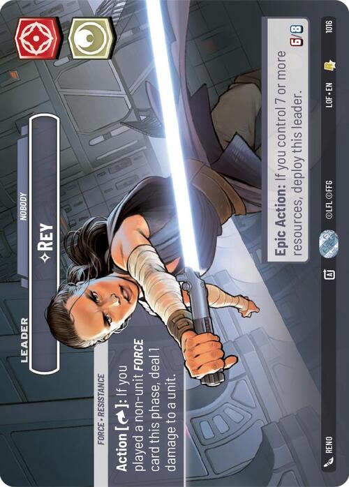 Rey - Nobody Card Front