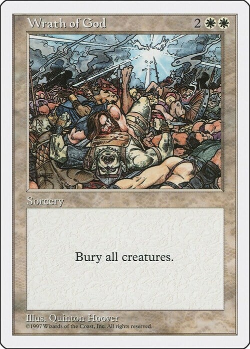 Wrath of God Card Front