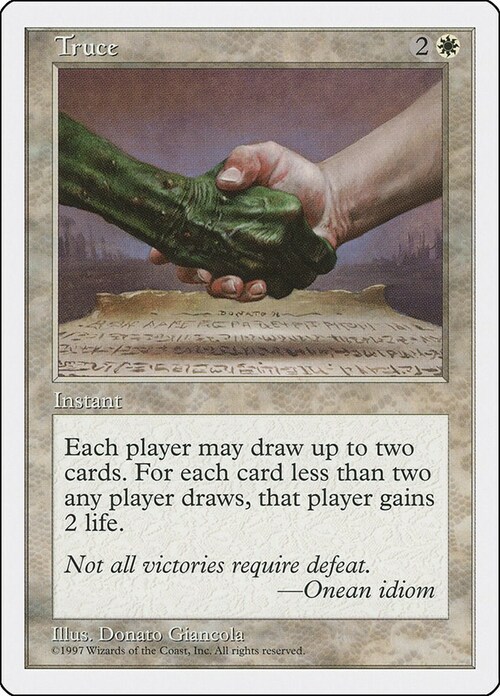 Truce Card Front