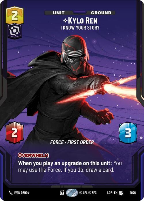 Kylo Ren - I Know Your Story Card Front
