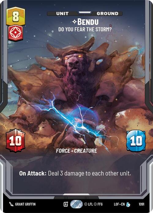 Bendu - Do You Fear the Storm? Card Front