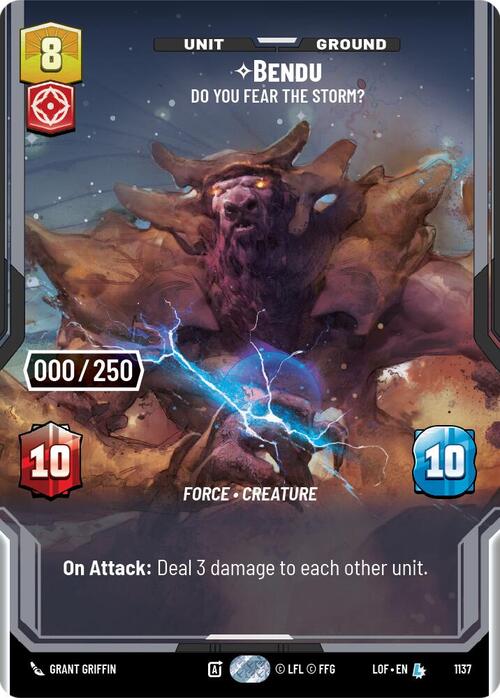 Bendu - Do You Fear the Storm? Card Front