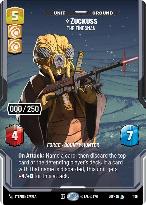 Zuckuss - The Findsman Card Front