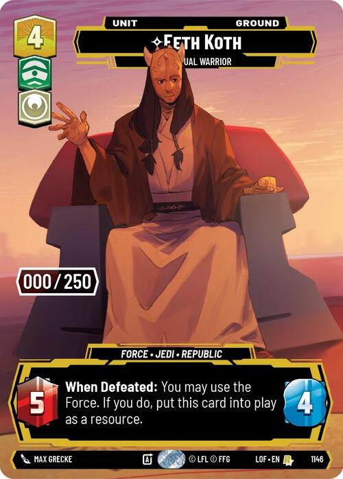 Eeth Koth - Spiritual Warrior Card Front