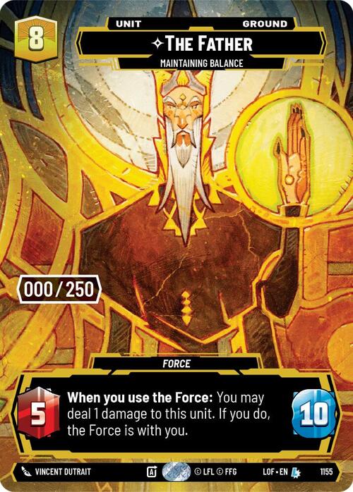 The Father - Maintaining Balance Card Front