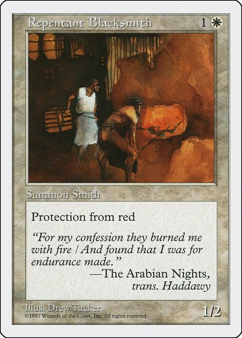 Repentant Blacksmith Card Front