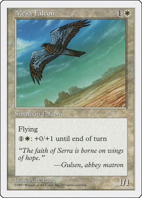Mesa Falcon Card Front