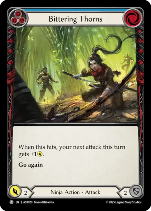 Bittering Thorns - Blue Card Front