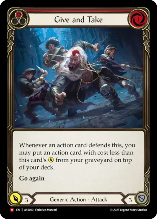 Give and Take Card Front