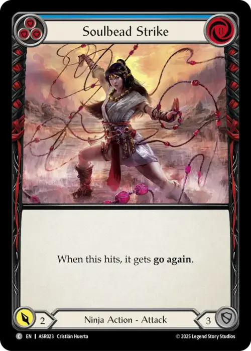 Soulbead Strike - Blue Card Front