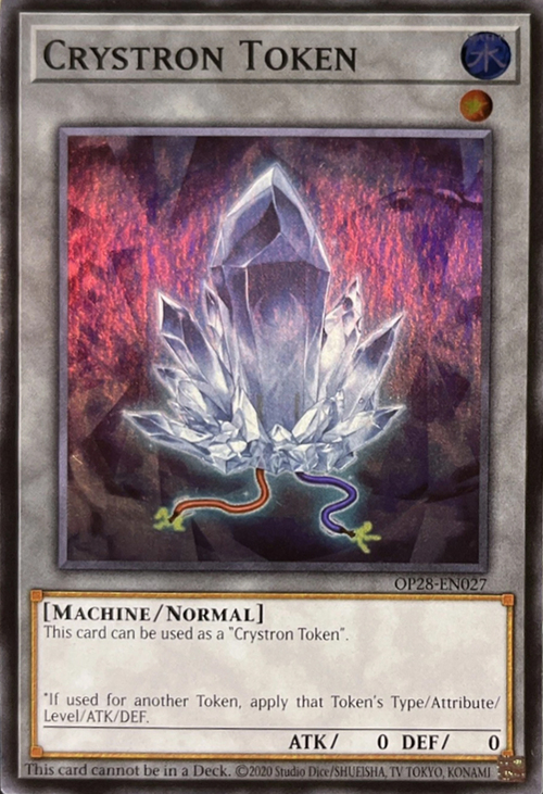 Crystron Token Frente