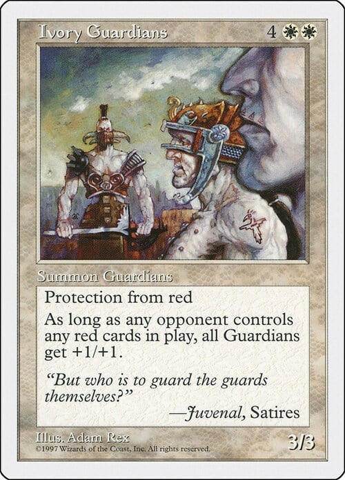 Guardiani d'Avorio Card Front