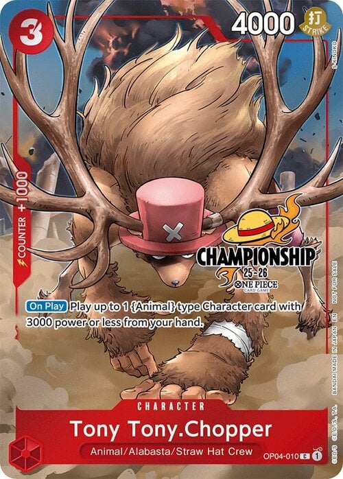 Tony Tony.Chopper Card Front