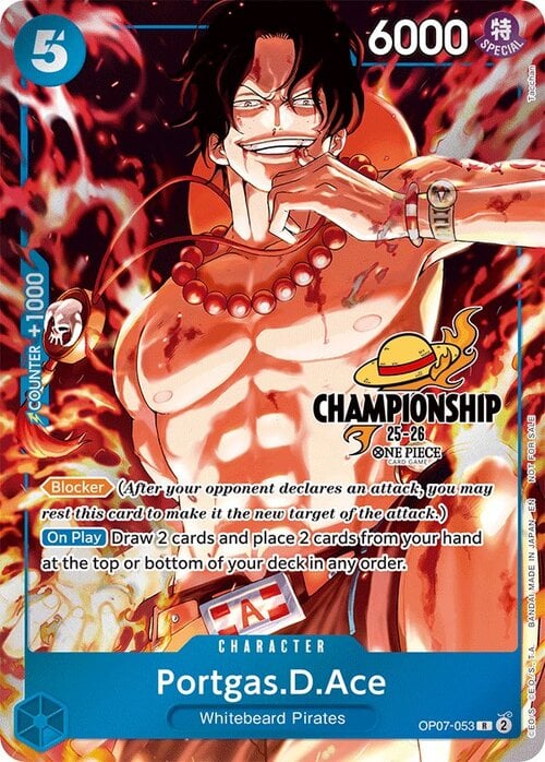 Portgas.D.Ace Card Front