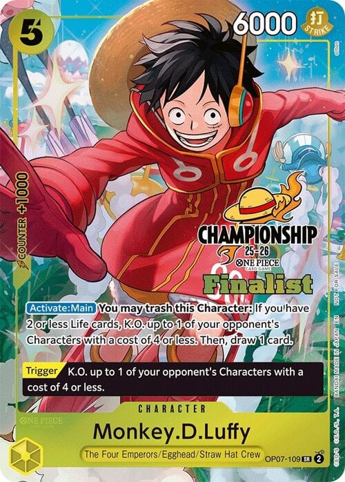 Monkey.D.Luffy Card Front