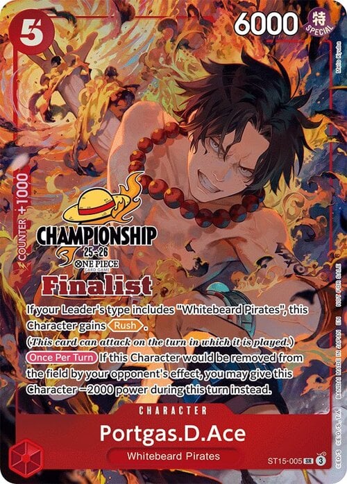 Portgas.D.Ace Card Front