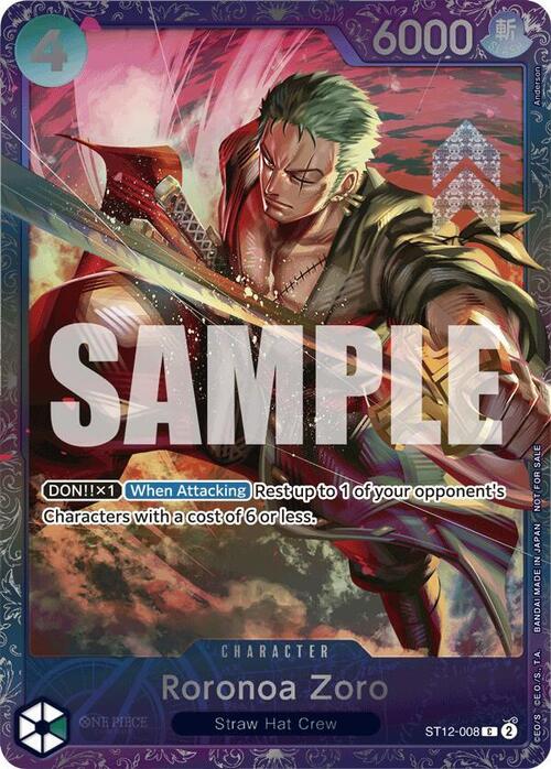 Roronoa Zoro Card Front