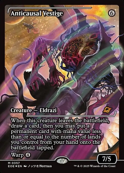 Anticausal Vestige Card Front