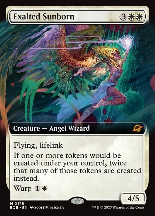Exalted Sunborn Card Front