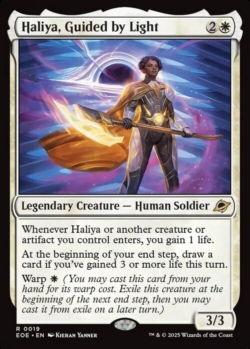 Haliya, Guided by Light Card Front