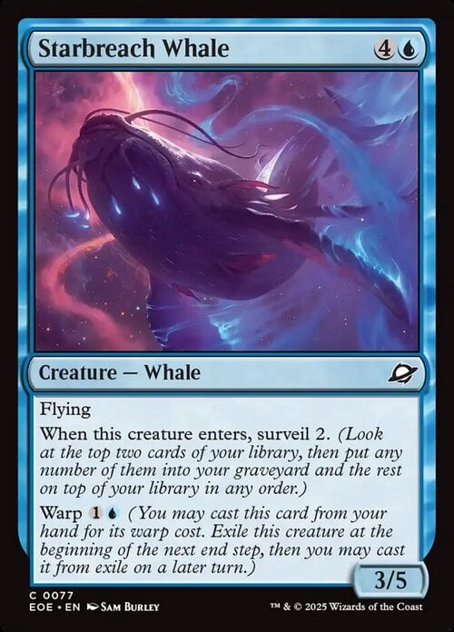 Starbreach Whale Card Front