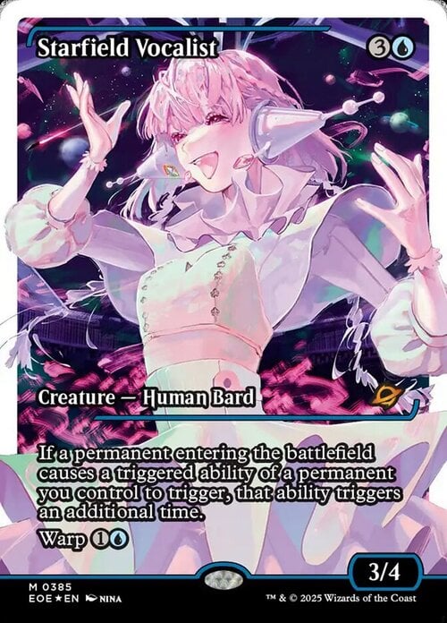Starfield Vocalist Card Front