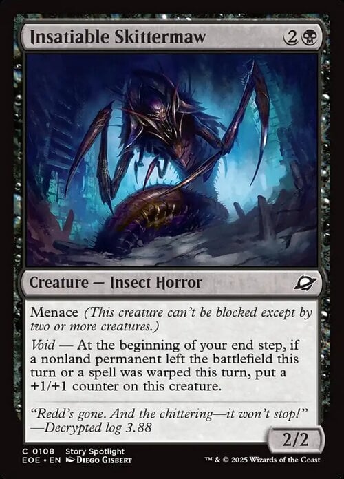 Insatiable Skittermaw Card Front